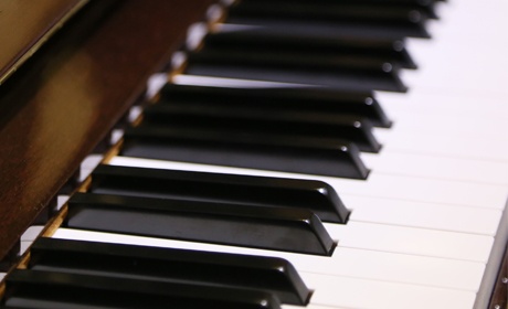 Picture of piano keys