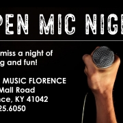Open Mic Night Don't miss a night of singing and fun! Willis Music Florence Mall Rad Florence, KY 41042 859-525-6050