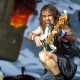 Steve Harris of Iron Maiden on stage