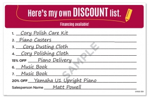 Create your own discount sample piano