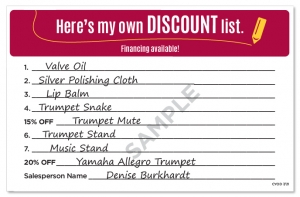 Create your own discount sample Trumpet