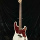 white electric bass