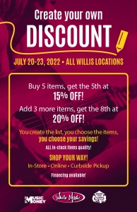 Create Your Own Discount POster