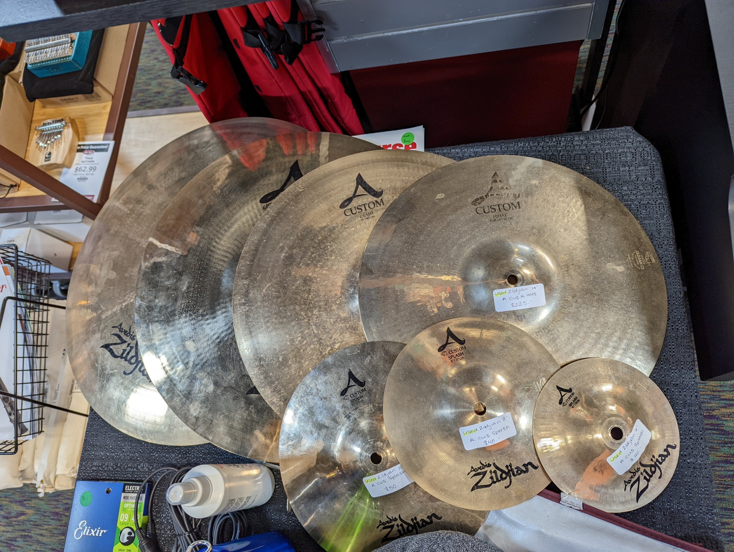 Used Zildjian A. Custom Cymbals