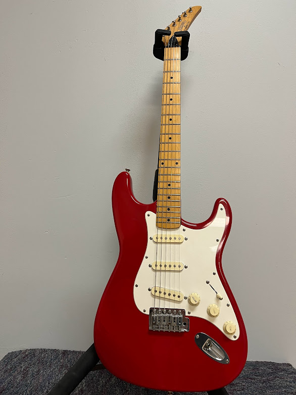 C.F. Martin and Company Stinger Electric Guitar in Red.