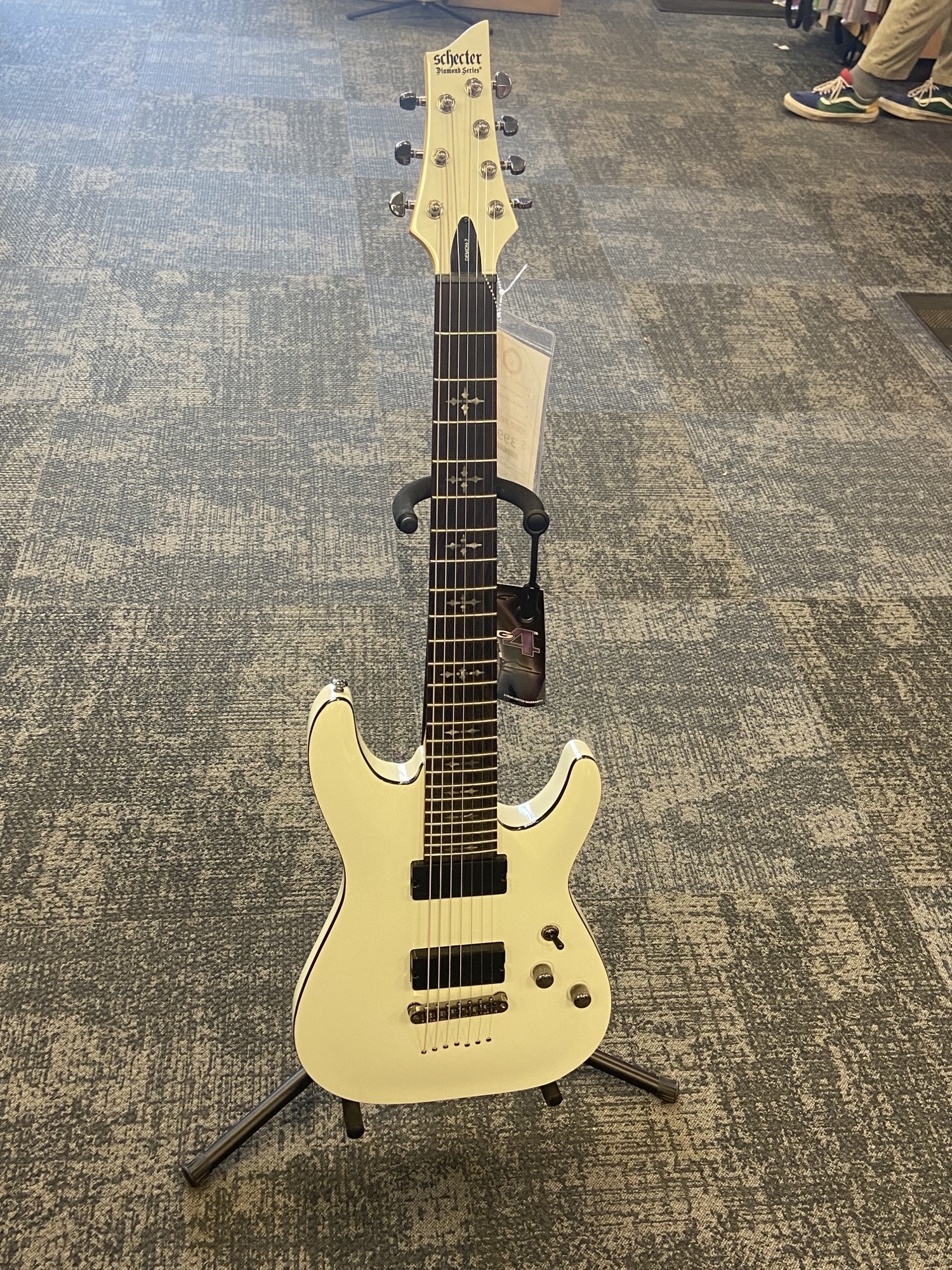 Used Schecter 7 String Electric White